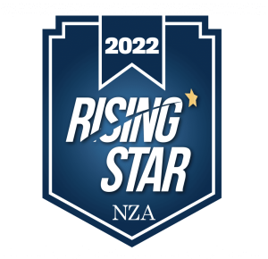 NZ Adviser 2022 Rising Star award.